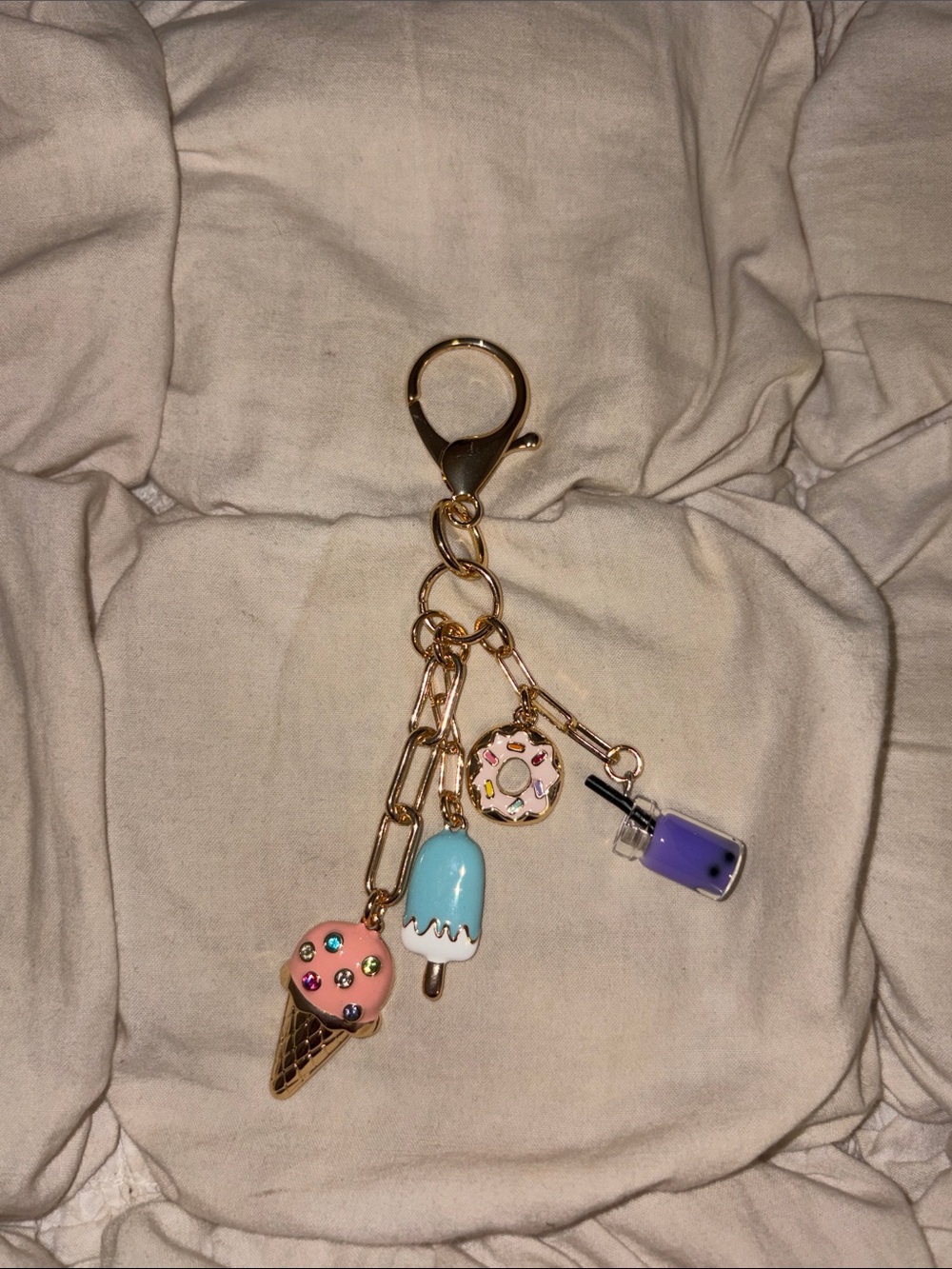 Free People Sweet Treats Dessert Bag Charm Keyring